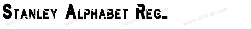 Stanley Alphabet Reg字体转换